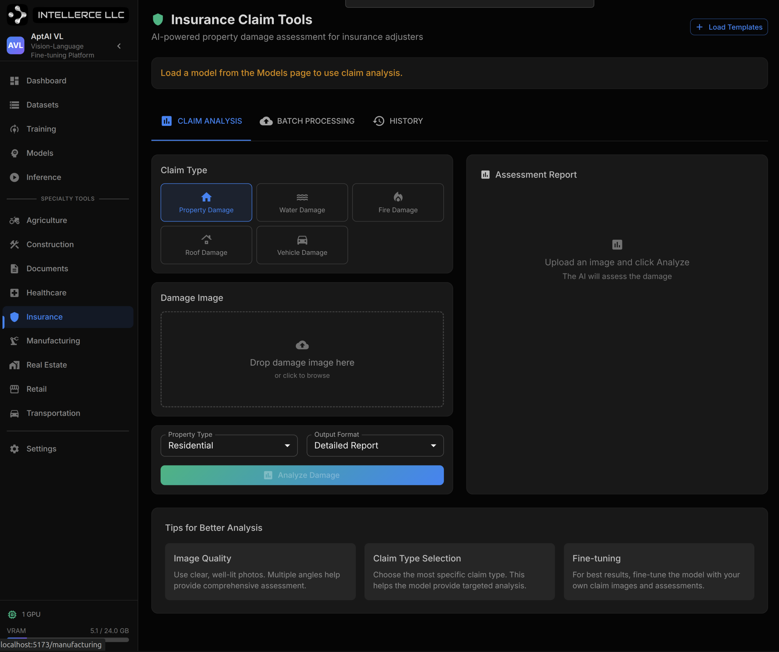 Insurance specialty tool